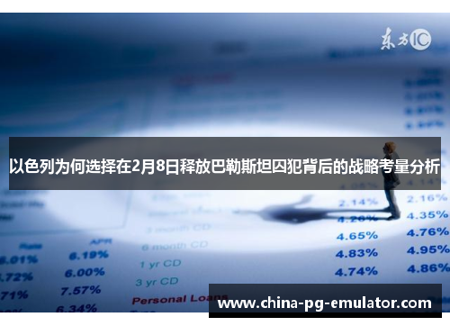 以色列为何选择在2月8日释放巴勒斯坦囚犯背后的战略考量分析 以色列为何选择在2月8日释放巴勒斯坦囚犯背后的战略考量分析